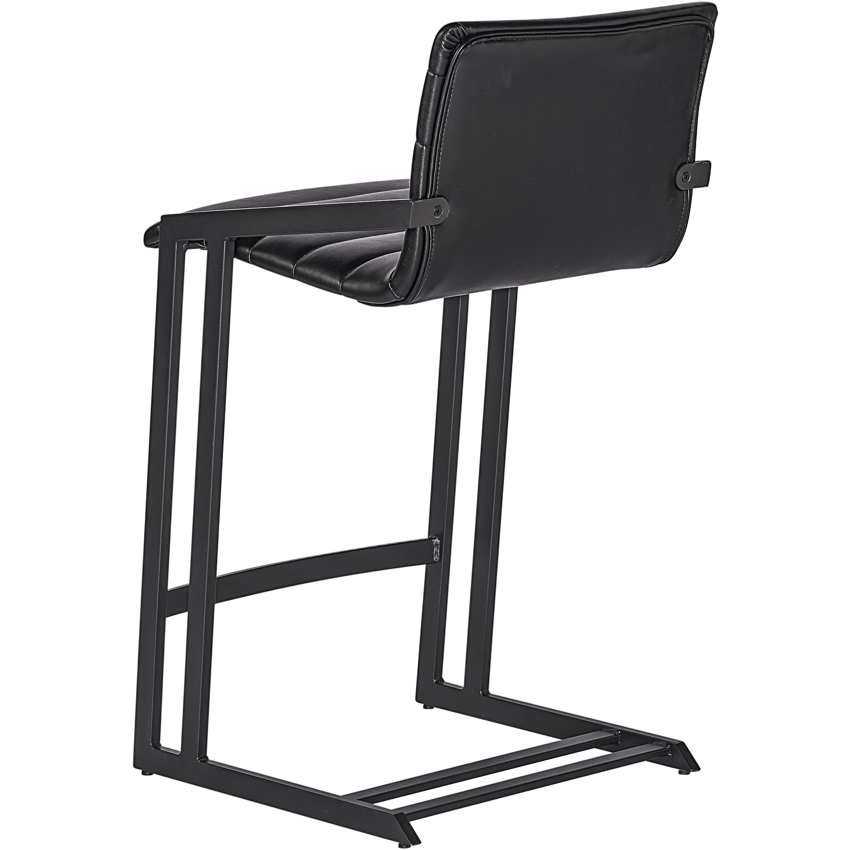 Webber 34.25 inch Cantina Black Counter Stool, Set Of 2